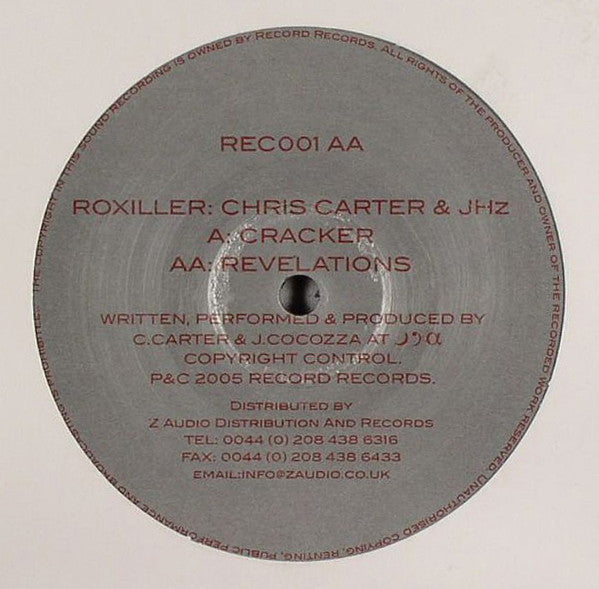 Roxiller : Cracker / Revelations (12")