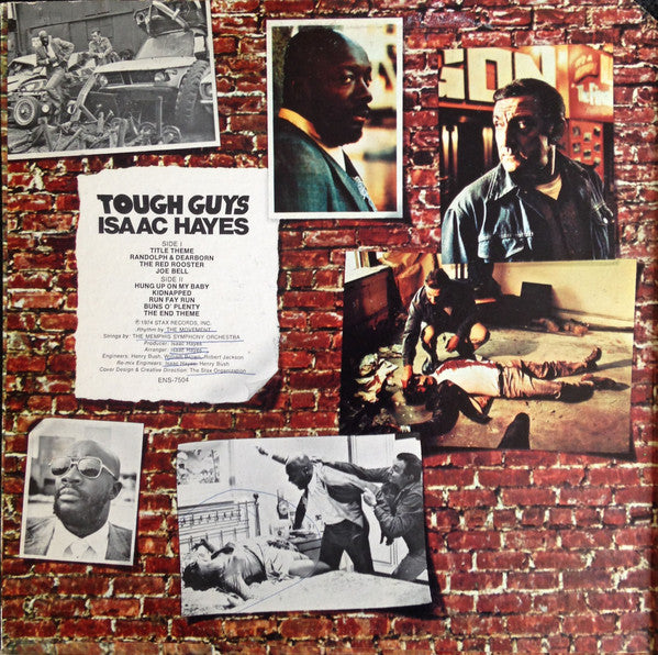 Isaac Hayes : Tough Guys (Music From The Soundtrack Of The Paramount Release 'Three Tough Guys') (LP, Album, RP, Mon)