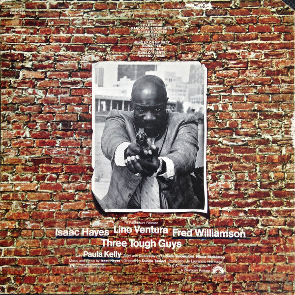 Isaac Hayes : Tough Guys (Music From The Soundtrack Of The Paramount Release 'Three Tough Guys') (LP, Album, RP, Mon)