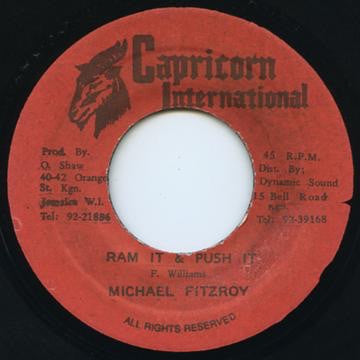 Michael Fitzroy : Ram It & Push It (7")