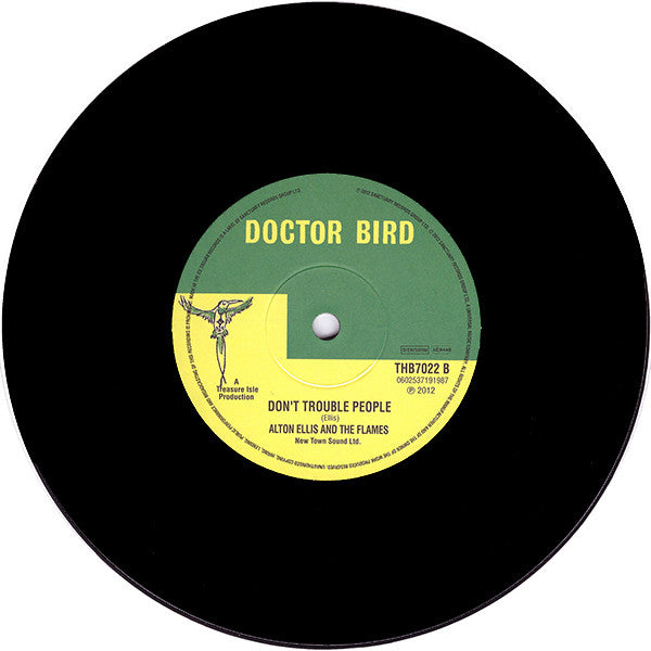 Alton Ellis And The Flames* : Honey I Love / Don't Trouble People (7", Ltd)