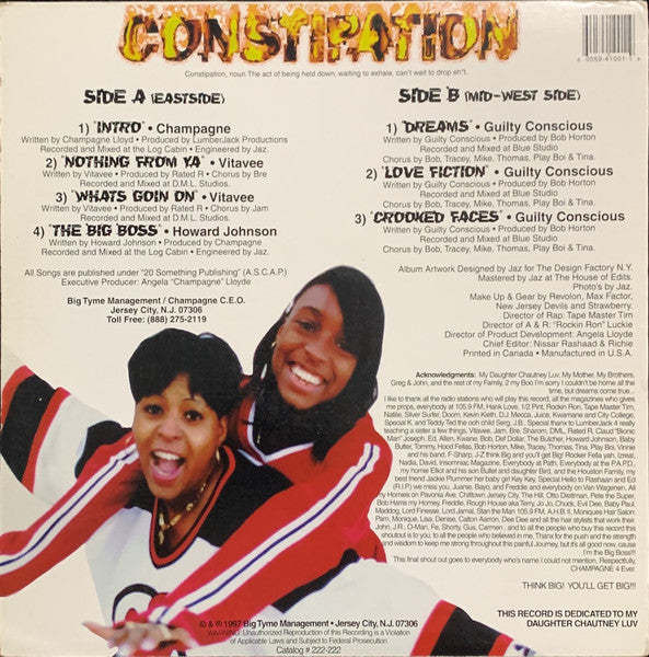 Champain : Champagne Constipation (12", EP)