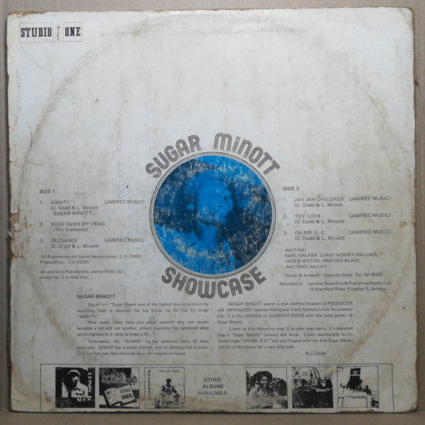 Sugar Minott : Showcase (LP, Album)