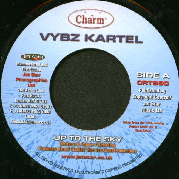 Vybz Kartel : Up To The Sky (7")