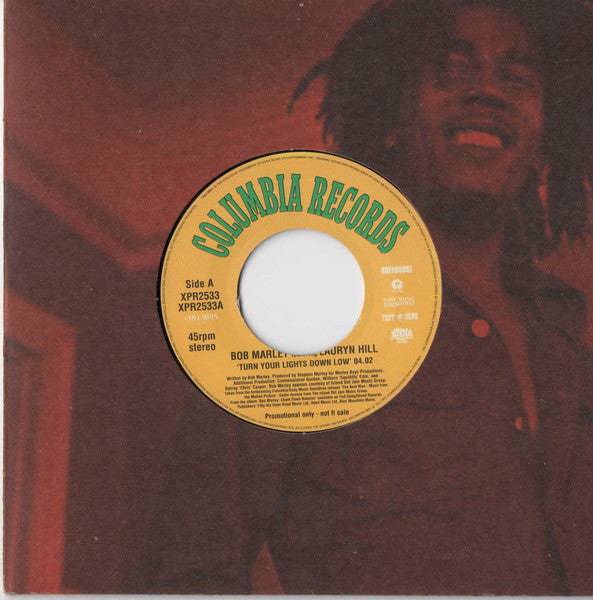 Bob Marley Featuring Lauryn Hill : Turn Your Lights Down Low (7", Single, Promo)