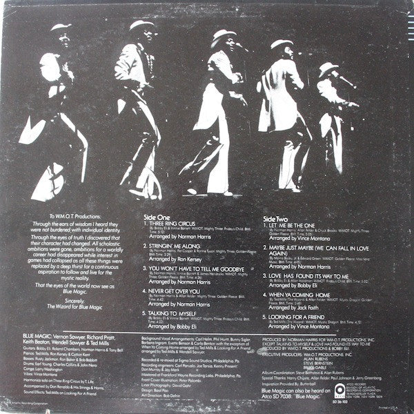 Blue Magic : The Magic Of The Blue (LP, Album, PR )