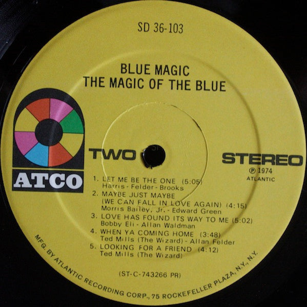 Blue Magic : The Magic Of The Blue (LP, Album, PR )