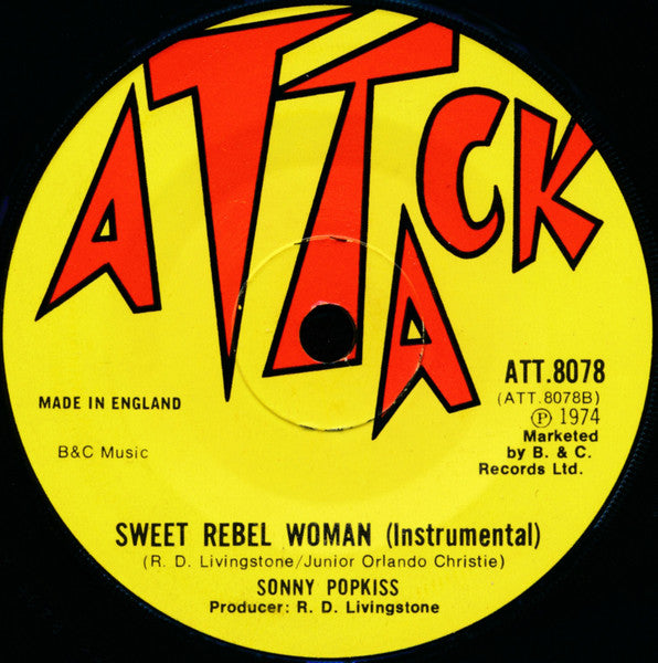 Sonny Popkiss : Sweet Rebel Woman (7")