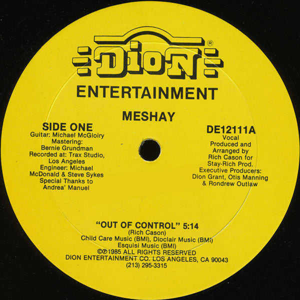 Meshay* : Out Of Control (12")