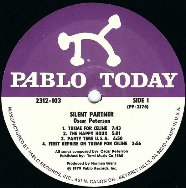 Oscar Peterson : The Silent Partner (LP, Album, Als)