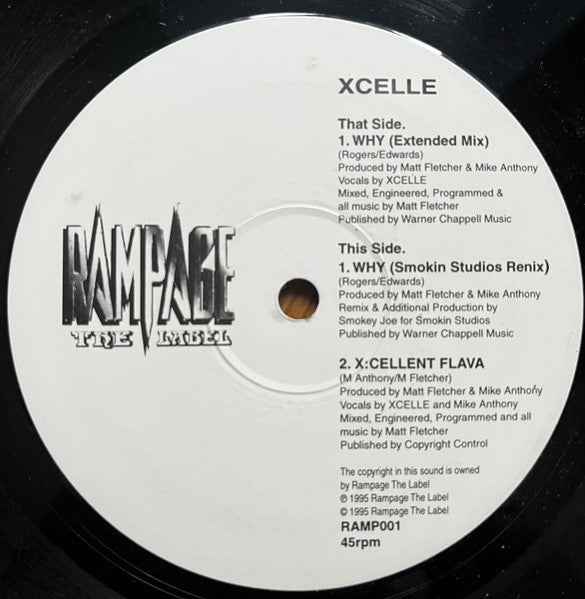 Xcelle : Why / X:Cellent Flava (12")