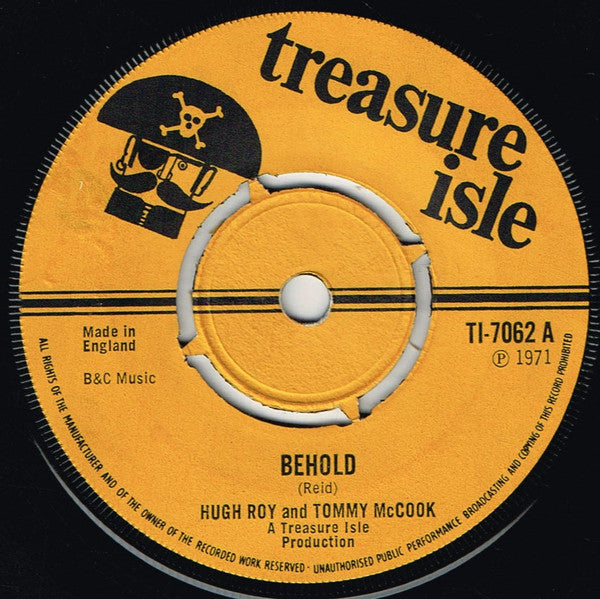 Hugh Roy* And Tommy McCook : Behold / Way Back Home (7", Single)