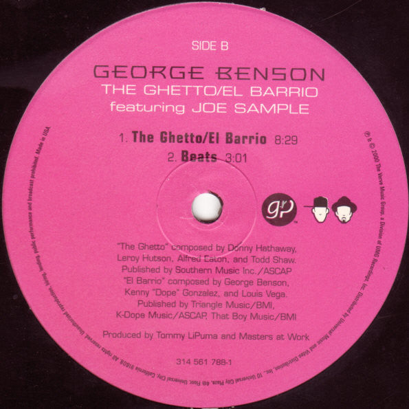 George Benson Featuring Joe Sample : The Ghetto / El Barrio (12")