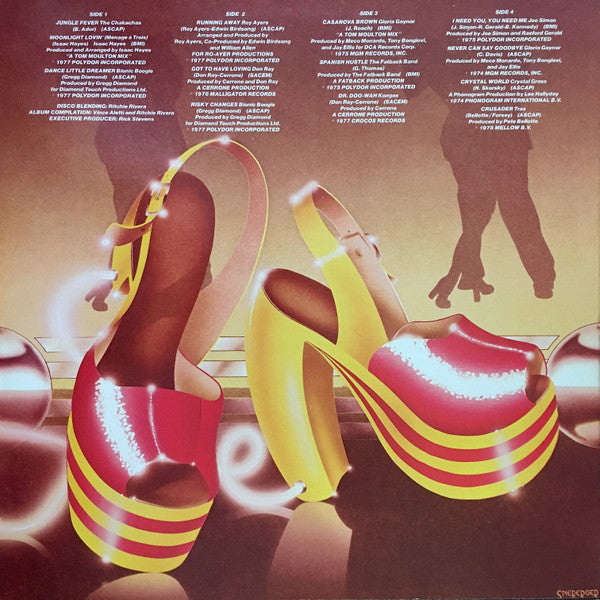 Various : Steppin' Out - Disco's Greatest Hits (2xLP, Comp, Mixed, Bes)