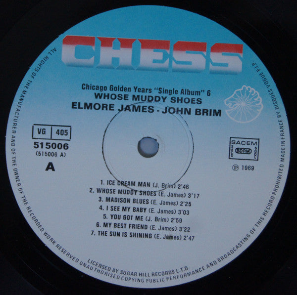 Elmore James / John Brim : Whose Muddy Shoes (LP, Comp, RE)