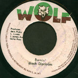 Justin Hinds & The Dominoes / The Black Disciples : Fire Is A Desire / Burnin' (7")