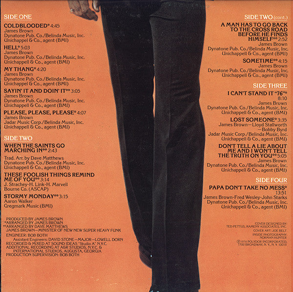 James Brown : Hell (2xLP, Album, Gat)