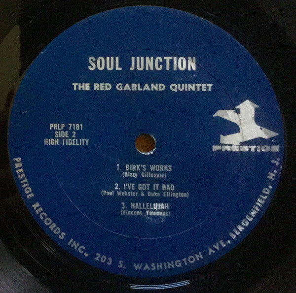 The Red Garland Quintet Featuring John Coltrane And Donald Byrd : Soul Junction (LP, Album, Mono, RP)