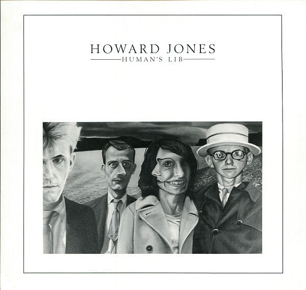 Howard Jones : Human's Lib (LP, Album, Whi)