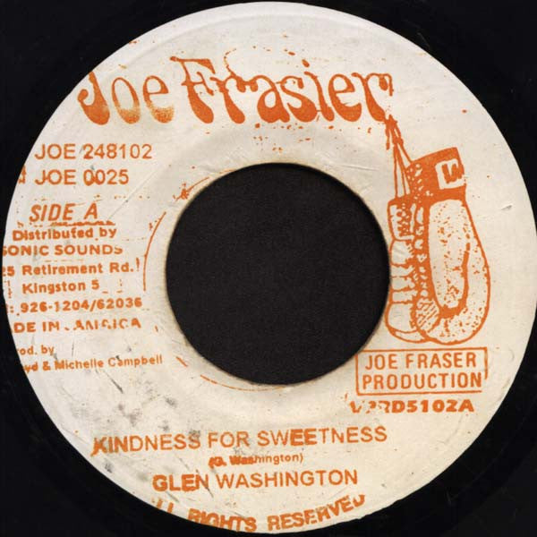 Glen Washington / Mafia & Fluxy : Kindness For Sweetness / Version T.V. Tracking (7")