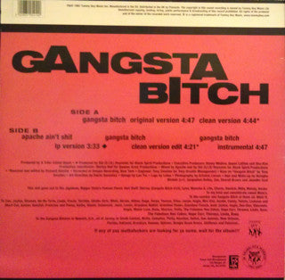 Apache : Gangsta Bitch / Apache Ain't Shit (12", RE)