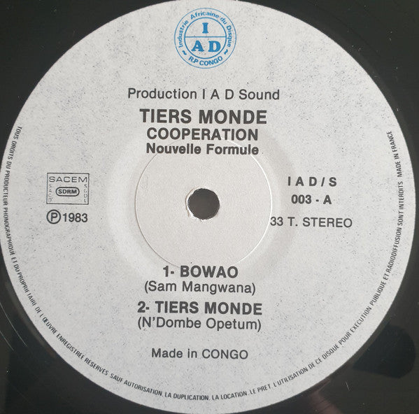 Tiers Monde Cooperation* : Nouvelle Formule (LP)
