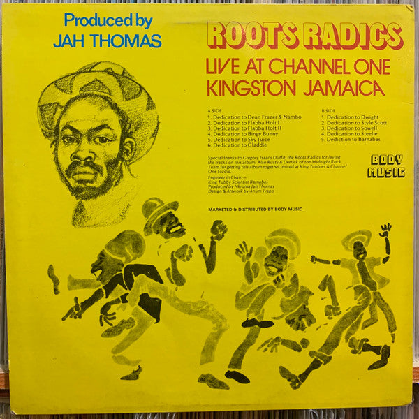 Roots Radics* : Live At Channel One Kingston Jamaica (LP, Album)