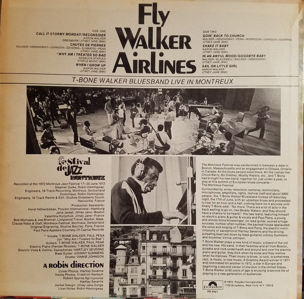 T-Bone Walker Blues Band : Fly Walker Airlines (LP)