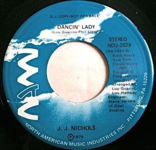 J.J. Nichols : Dancin' Lady (7", Promo)