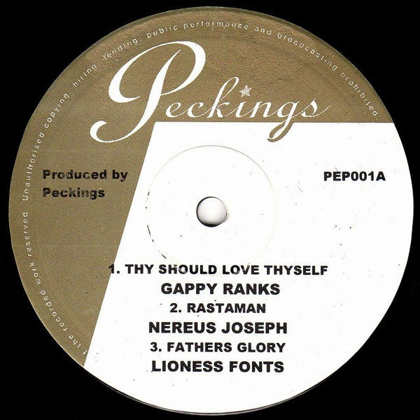 Gappy Ranks / Nerious Joseph / Lioness Fonts : Thy Should Love Thyself / Rastaman / Fathers Glory (10", EP)