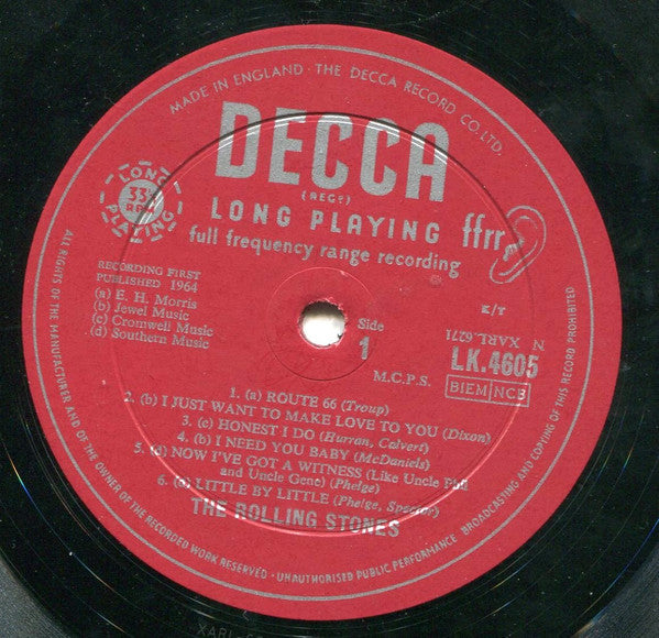 The Rolling Stones : The Rolling Stones (LP, Album, Mono, B1Y)