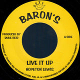 Hopeton Lewis / Baba Brooks : Live It Up / Smoking Ska (7")