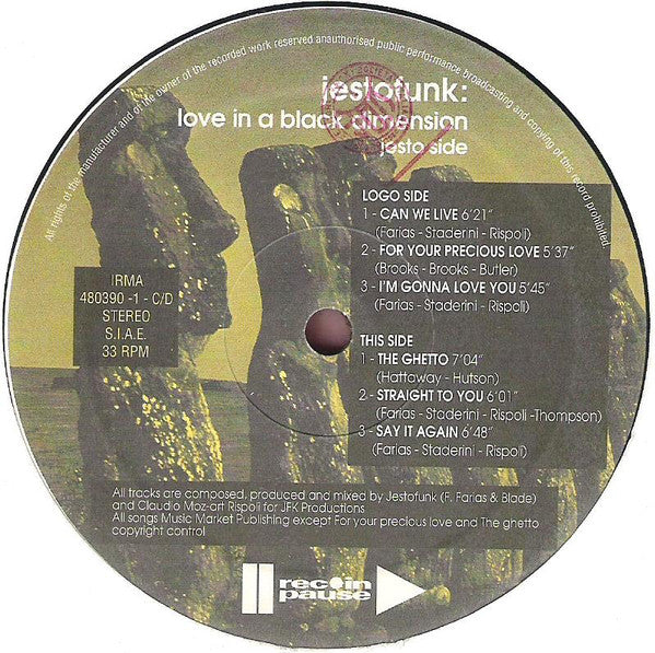 Jestofunk : Love In A Black Dimension (2xLP, Album, Gat)