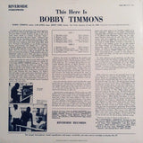 Bobby Timmons : This Here Is Bobby Timmons (LP, Album, RE)