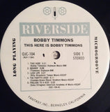 Bobby Timmons : This Here Is Bobby Timmons (LP, Album, RE)
