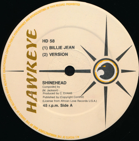 Shinehead : Billie Jean (12")