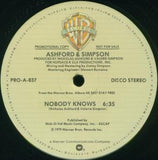 Ashford & Simpson : Nobody Knows (12", Promo)