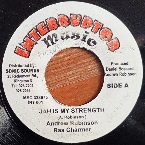 Andrew Robinson (7) & Ras Charmer : Nation Open Your Eyes / Jah Is My Strenght  (7")