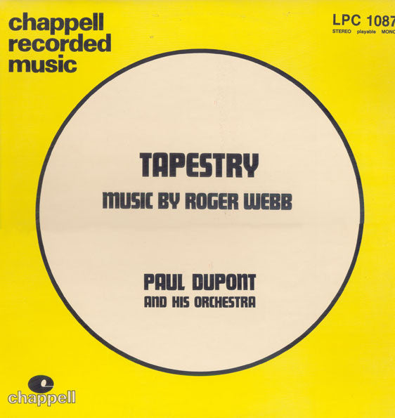 Paul Dupont And His Orchestra* : Tapestry (LP, Album)