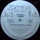 Lowrell Simon : Love Massage (12")