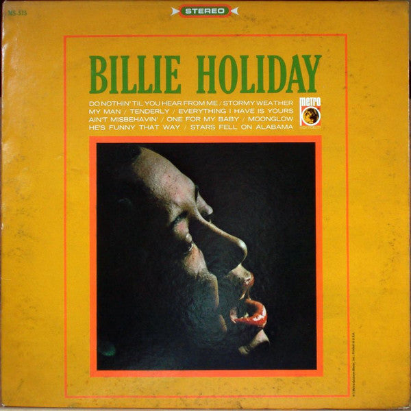 Billie Holiday : Billie Holiday (LP, Comp, MGM)