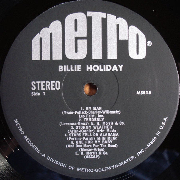 Billie Holiday : Billie Holiday (LP, Comp, MGM)