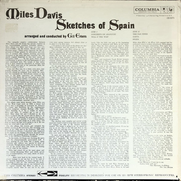 Miles Davis : Sketches Of Spain (LP, Album)