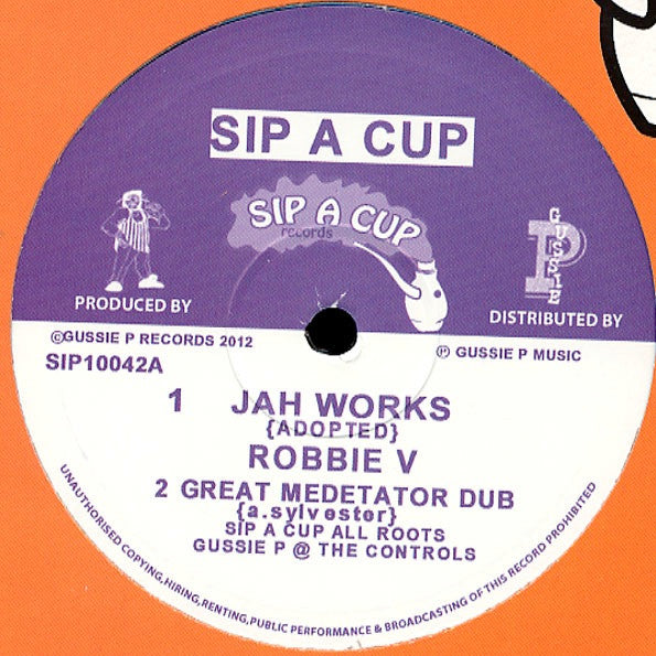 Robbie Valentine / Earl Daley & Mike Brooks : Jah Works  /  Come Yah Natty Dread (10")