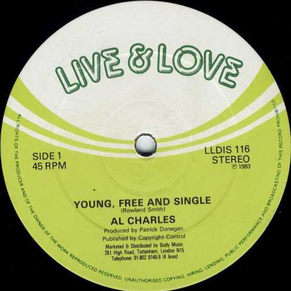 Al Charles : Young, Free And Single  (12")