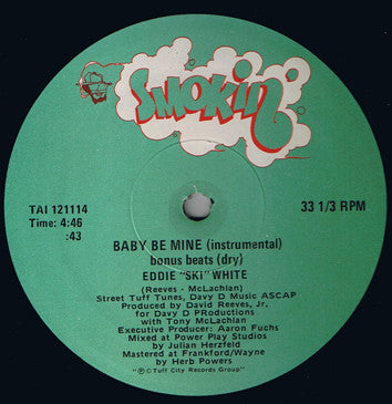 Eddie Ski White : Baby Be Mine (12", Gre)