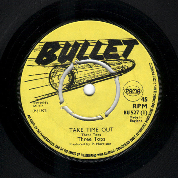 The Three Tops : Take Time Out (7")