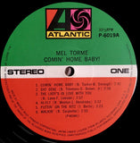 Mel Torme* : Comin' Home Baby! (LP, Album, RE)