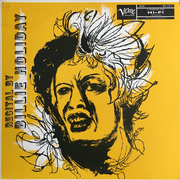 Billie Holiday : Recital By Billie Holiday (LP, Comp, Mono, RE)