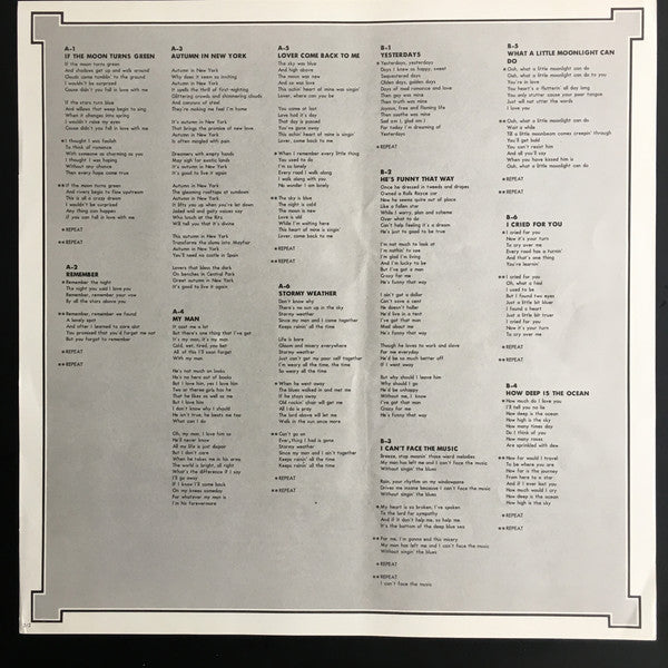 Billie Holiday : Recital By Billie Holiday (LP, Comp, Mono, RE)
